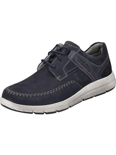 Josef Seibel Herren Bequemschuhe Giuseppe 04,Weite G (Normal),Wechselfußbett,Halbschuhe,schnürschuhe,schnürer,Low-tie,Indigo,46 EU von Josef Seibel