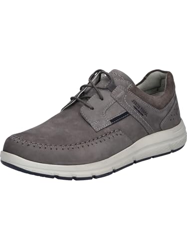 Josef Seibel Herren Sneaker Giuseppe 04,Weite G (Normal),Wechselfußbett,schnürschuhe,schnürer,Halbschuhe,Schnuerer,Asphalt,40 EU von Josef Seibel