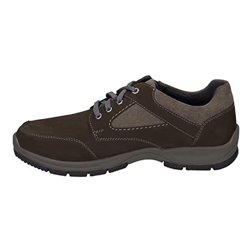 Josef Seibel Herren Low-Top Sneaker Lenny 54,Weite K (Extra weit),Wechselfußbett,wasserdicht,Freizeitschuhe,Grau (anthrazit-Kombi),41 EU von Josef Seibel