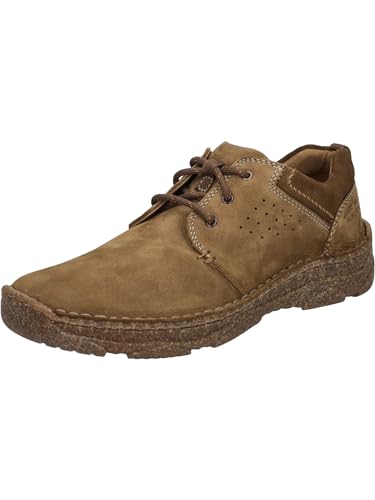 Josef Seibel Herren Bequemschuhe Liam 03,Weite K (Extra weit),Wechselfußbett,komfortweite,Schnuerschuhe,Schnuerer,Low-tie,Camel,41 EU von Josef Seibel