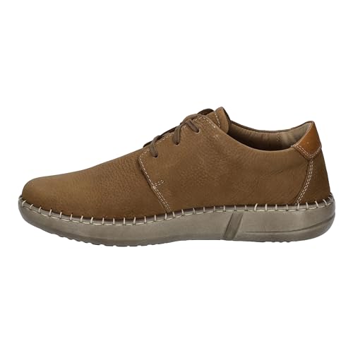 Josef Seibel Herren Bequemschuhe Louis 01,Weite H (Weit),lose Einlage,Men's,Komfortschuhe,Halbschuhe,Braun (Castagne-Kombi),40 EU / 6.5 UK von Josef Seibel