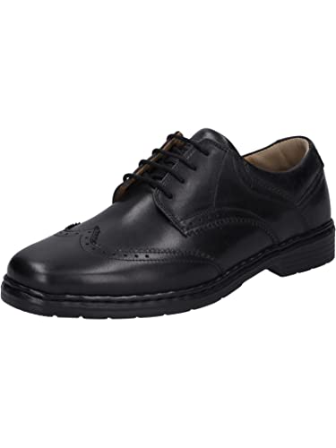 Josef Seibel Herren Businessschuhe Alastair 14,Weite K (Extra weit),Wechselfußbett,schnürschuhe,schnürer,Anzugschuhe,schwarz,44 EU von Josef Seibel