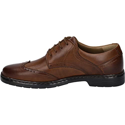 Josef Seibel Herren Businessschuhe Alastair 14,Weite K (Extra weit),Wechselfußbett,straßenschuhe,Strassenschuhe,Low-tie,Braun (Cognac),40 EU von Josef Seibel