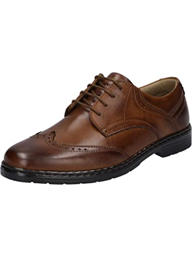 Josef Seibel Herren Businessschuhe Alastair 14,Weite K (Extra weit),Wechselfußbett,straßenschuhe,Strassenschuhe,Low-tie,Cognac,40 EU von Josef Seibel
