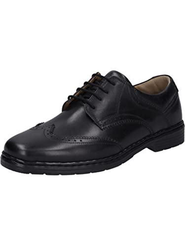 Josef Seibel Herren Businessschuhe Alastair 14,Weite K (Extra weit),Wechselfußbett,straßenschuhe,Strassenschuhe,schwarz,42 EU von Josef Seibel