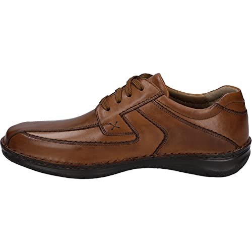 Josef Seibel Herren Businessschuhe Anvers 08,Weite K (Extra weit),Wechselfußbett,Anzugschuhe,Derby schnürung,büro,Braun (Cognac),46 EU von Josef Seibel