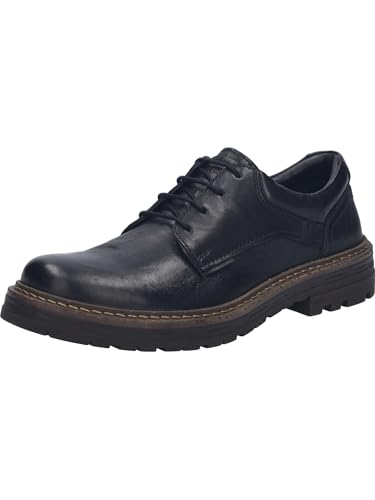 Josef Seibel Herren Businessschuhe Curtis.04,Weite G (Normal),Wechselfußbett,Halbschuhe,klassisch,elegant,Schnuerschuhe,schwarz,44 EU von Josef Seibel
