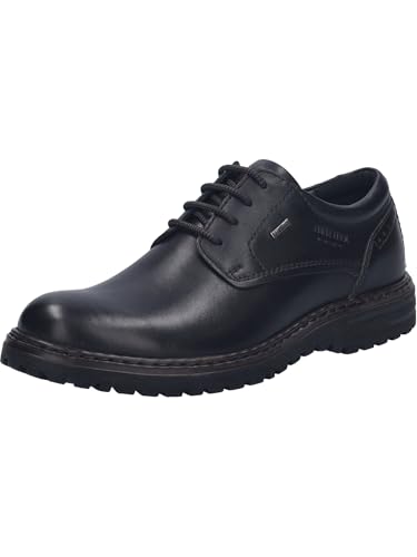 Josef Seibel Herren Businessschuhe Erroll.50,Weite G (Normal),Wechselfußbett,wasserdicht,Low-tie,schnürschuhe,elegant,schwarz,45 EU von Josef Seibel