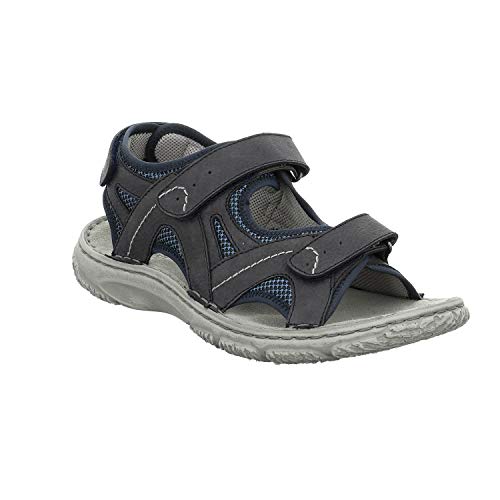 Josef Seibel Herren Carlo 10 Riemchensandalen, Blau (Dunkelblau-Kombi Te170 506) von Josef Seibel