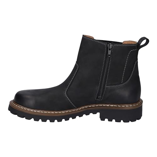 Josef Seibel Herren Chelsea Boots Chance 65,Weite G (Normal),kurzstiefel,uebergangsschuhe,uebergangsstiefel,flach,bootee,schwarz,41 EU von Josef Seibel