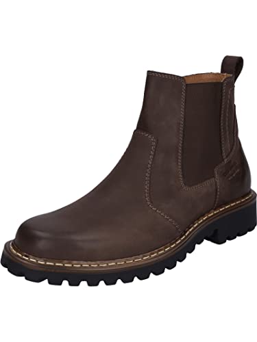 Josef Seibel Herren Chelsea Boots Chance 65,Weite G (Normal),stiefel,bootee,booties,halbstiefel,kurzstiefel,Braun (mocca),45 EU von Josef Seibel