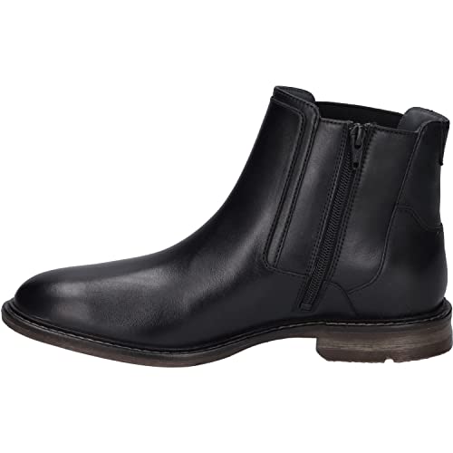 Josef Seibel Herren Chelsea Boots Earl 08,Weite G (Normal),Wechselfußbett,Schlupfstiefel,Stiefel,Bootee,Booties,schwarz,45 EU von Josef Seibel