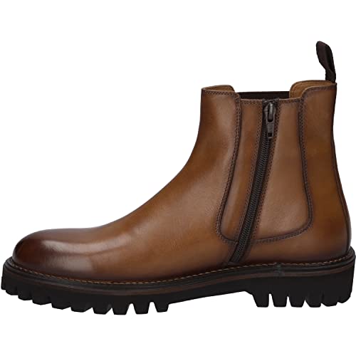 Josef Seibel Herren Chelsea Boots Romed 02,Weite G (Normal),Wechselfußbett,Schlupfstiefel,Stiefel,Bootee,Booties,Braun (Cognac),43 EU von Josef Seibel