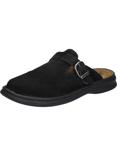 Josef Seibel Herren Clogs Madrid, Männer Slipper,Weite G (Normal),Schlupfschuhe,schluepfschuhe,Slip-ons,Mules,schwarz,48 EU von Josef Seibel