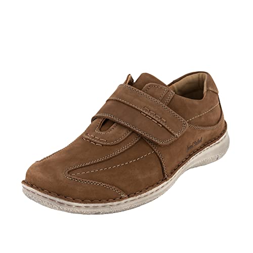 Josef Seibel Herren Halbschuhe ALEC., Männer Klettschuhe,extra weit (K),Leder,herausnehmbare,Innensohle,maennlich,Men's,Kastanienbraun,48 EU / 13 UK von Josef Seibel