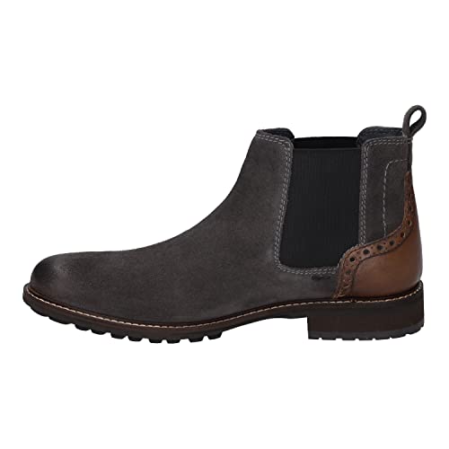 Josef Seibel Herren Jasper 50 Chelsea-Stiefel, Asphalt-Kombi, 41 EU von Josef Seibel