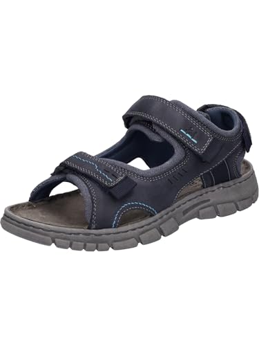 Josef Seibel Herren Klassische Sandalen Brendan 04,Weite G (Normal),Sandaletten,klettsandalen,Sommerschuhe,Ocean-Kombi,50 EU von Josef Seibel