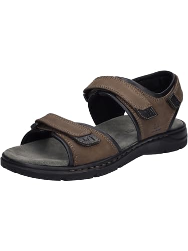 Josef Seibel Herren Klassische Sandalen Marlon 05,Weite G (Normal),Wechselfußbett,Sandaletten,klettsandalen,bequem,Brasil-Kombi,41 EU von Josef Seibel