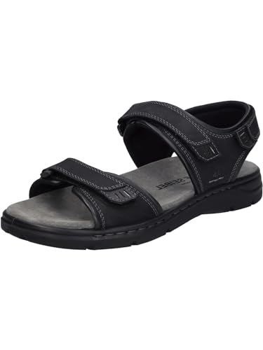 Josef Seibel Herren Klassische Sandalen Marlon 05,Weite G (Normal),Wechselfußbett,Sandaletten,klettsandalen,bequem,schwarz,40 EU von Josef Seibel
