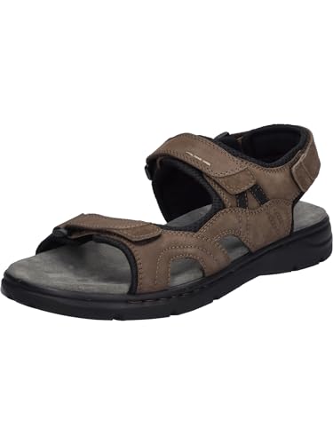 Josef Seibel Herren Klassische Sandalen Marlon 06,Weite G (Normal),Wechselfußbett,Sandaletten,klettsandalen,bequem,Brasil-Kombi,41 EU von Josef Seibel