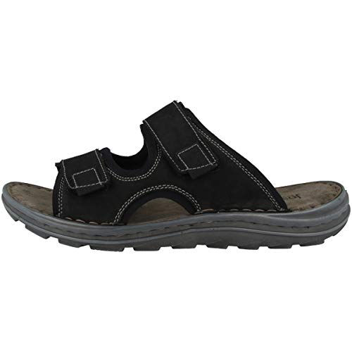 Josef Seibel Herren Klassische Sandalen Raul 23,Weite G (Normal),Sandaletten,klettsandalen,bequem,Men's,Man,schwarz,44 EU / 9.5 UK von Josef Seibel