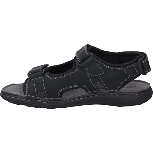 Josef Seibel Herren Trekking Sandalen Vincent 08,Weite G (Normal),outdoorsandalen,sportsandalen,freizeitschuhe,schwarz,42 EU von Josef Seibel