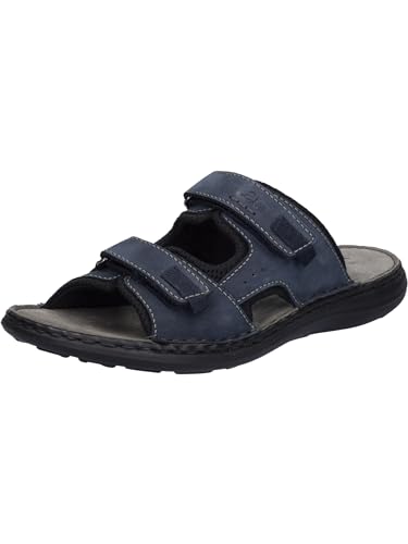 Josef Seibel Herren Klassische Sandalen Vincent 14,Weite G (Normal),Strandschuhe,Sandaletten,klettsandalen,bequem,Jeans-Kombi,43 EU von Josef Seibel