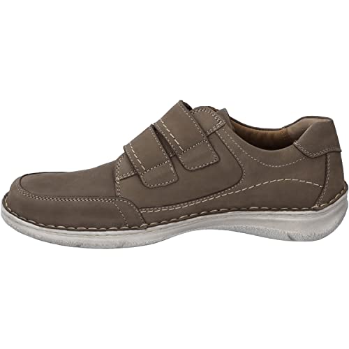 Josef Seibel Herren Kletthalbschuhe Anvers 90,Weite K (Extra weit),Wechselfußbett,Klettschuhe,Strassenschuhe,grau,49 EU von Josef Seibel