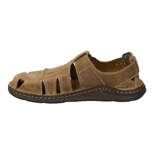 Josef Seibel Herren geschlossene Sandalen Maverick 01,Weite G (Normal),halbschuhe,klettverschluss,sommerschuhe,castagne,47 EU von Josef Seibel