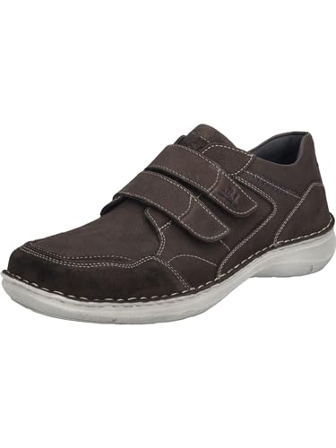 Josef Seibel Herren Kletthalbschuhe New Anvers 85,Weite K (Extra weit),Wechselfußbett,Freizeitschuhe,Klettverschluss,Moro,43 EU von Josef Seibel
