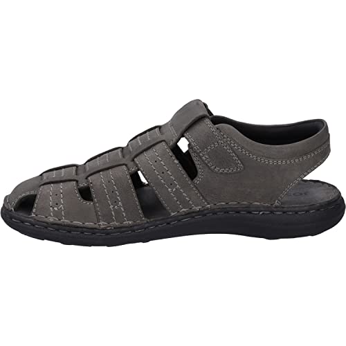 Josef Seibel Herren Kletthalbschuhe Vincent 06,Weite G (Normal),Strassenschuhe,Freizeitschuhe,Klettverschluss,Sneaker,Grau (Asphalt),42 EU von Josef Seibel