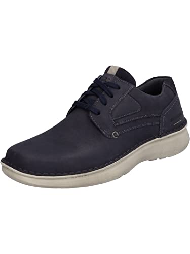 Josef Seibel Herren Bequemschuhe Alan 03,Weite K (Extra weit),Wechselfußbett,Low-tie,Komfortschuhe,Halbschuhe,schnürer,Indigo,46 EU von Josef Seibel