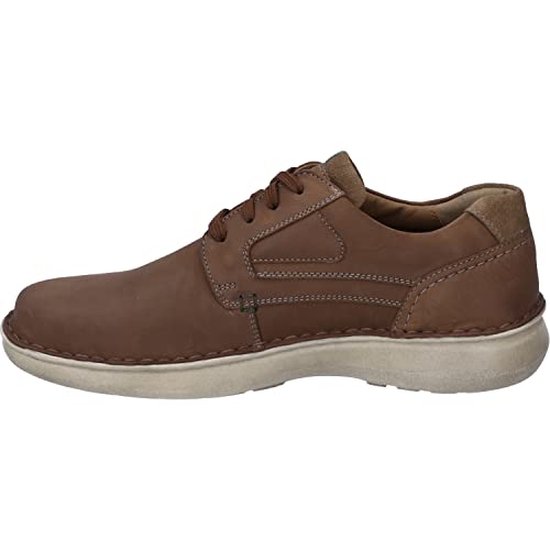 Josef Seibel Herren Bequemschuhe Alan 03,Weite K (Extra weit),Wechselfußbett,Strassenschuhe,lace-up Shoes,Low-tie,Tabak-Kombi,44 EU von Josef Seibel