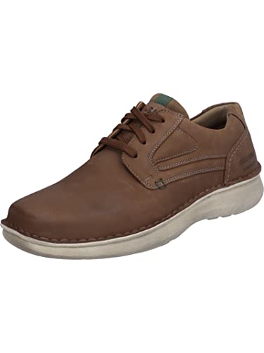 Josef Seibel Herren Bequemschuhe Alan 03,Weite K (Extra weit),Wechselfußbett,Strassenschuhe,lace-up Shoes,Low-tie,Tabak-Kombi,44 EU von Josef Seibel