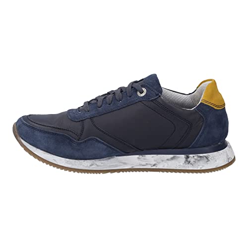 Josef Seibel Herren Low-Top Sneaker Anton 50,Weite G (Normal),lose Einlage,wasserdicht,Halbschuhe,straßenschuhe,dunkelblau-Kombi,42 EU / 8 UK von Josef Seibel