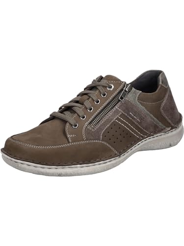 Josef Seibel Herren Low-Top Sneaker Anvers 87,Weite K (Extra weit),Wechselfußbett,Freizeitschuhe,Turnschuhe,Vulcano-Kombi,42 EU von Josef Seibel