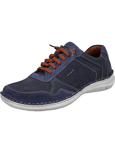 Josef Seibel Herren Low-Top Sneaker Anvers 97,Weite K (Extra weit),Wechselfußbett,Strassenschuhe,Sportschuhe,Turnschuhe,Ocean,42 EU von Josef Seibel