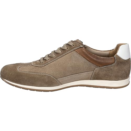 Josef Seibel Herren Low-Top Sneaker Colby 03,Weite G (Normal),Wechselfußbett,Laufschuhe,schnürschuhe,schnürer,Taupe-Multi,42 EU von Josef Seibel