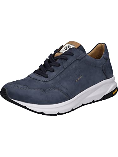 Josef Seibel Herren Low-Top Sneaker Donald 01,Weite G (Normal),Wechselfußbett,Freizeitschuhe,Turnschuhe,Laufschuhe,Blau (Ocean-Kombi),46 EU von Josef Seibel