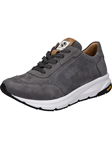 Josef Seibel Herren Low-Top Sneaker Donald 01,Weite G (Normal),Wechselfußbett,Laufschuhe,schnürschuhe,schnürer,Grau (Graphit-Kombi),43 EU von Josef Seibel