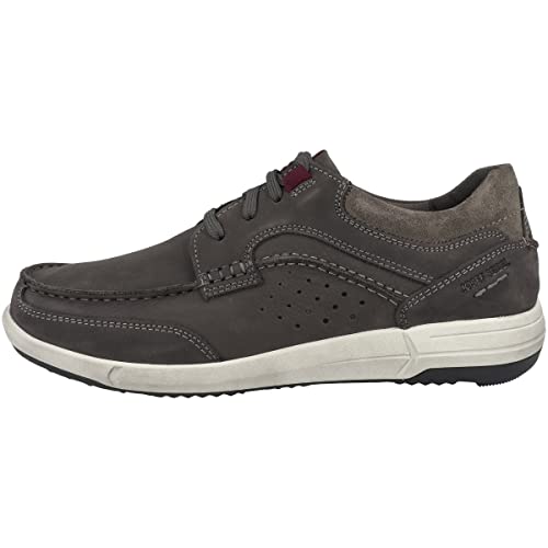 Josef Seibel Herren Low-Top Sneaker Enrico 25,Weite G (Normal),Wechselfußbett,Sportschuhe,Freizeitschuhe,Grau (Granit-Kombi),40 EU / 6.5 UK von Josef Seibel