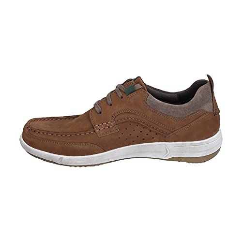 Josef Seibel Herren Low-Top Sneaker Enrico 25,Weite G (Normal),Wechselfußbett,Turnschuhe,Laufschuhe,schnürschuhe,Grau (Granit-Kombi),41 EU / 7 UK von Josef Seibel