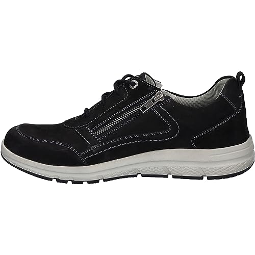 Josef Seibel Herren Low-Top Sneaker Giuseppe 06,Weite G (Normal),Wechselfußbett,Freizeitschuhe,Laufschuhe,schnürschuhe,schwarz,48 EU von Josef Seibel