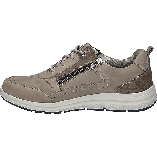 Josef Seibel Herren Low-Top Sneaker Giuseppe 06,Weite G (Normal),Wechselfußbett,Strassenschuhe,Sportschuhe,Freizeitschuhe,grau,47 EU von Josef Seibel