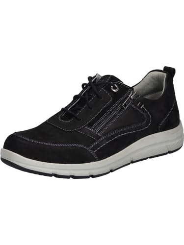 Josef Seibel Herren Low-Top Sneaker Giuseppe 06,Weite G (Normal),Wechselfußbett,schnürer,Halbschuhe,straßenschuhe,schwarz,49 EU von Josef Seibel