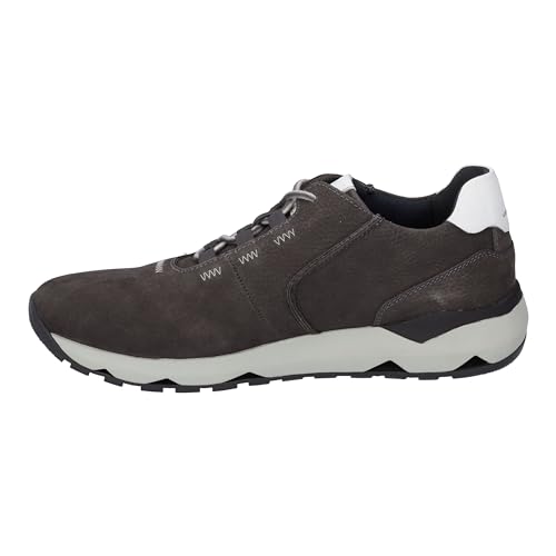 Josef Seibel Herren Low-Top Sneaker Jeremiah 05,Weite G (Normal),Wechselfußbett,schnürer,Halbschuhe,straßenschuhe,Grau (Titan-Kombi),44 EU von Josef Seibel