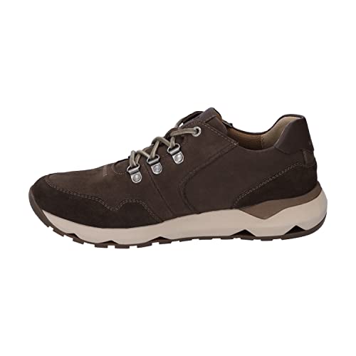 Josef Seibel Herren Low-Top Sneaker Jeremiah 06,Weite G (Normal),Wechselfußbett,Halbschuhe,straßenschuhe,Braun (Tabak-Kombi),41 EU von Josef Seibel