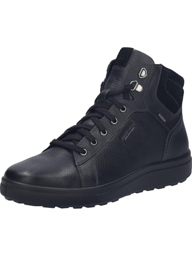 Josef Seibel Herren Low-Top Sneaker Maddox.52,Weite G (Normal),Wechselfußbett,wasserdicht,straßenschuhe,Strassenschuhe,schwarz,42 EU von Josef Seibel