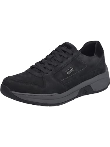Josef Seibel Herren Low-Top Sneaker Mitchell 50,Weite H (Weit),Wechselfußbett,wasserdicht,schnürschuhe,schnürer,schwarz,40 EU von Josef Seibel