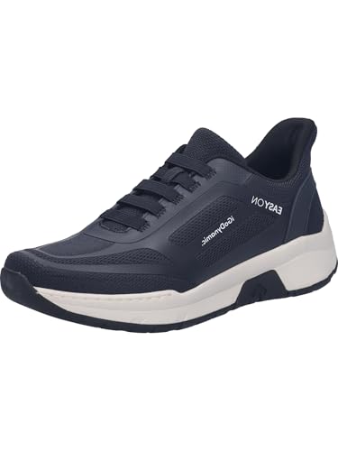 Josef Seibel Herren Low-Top Sneaker Mitchell.08,Weite H (Weit),Wechselfußbett,Sportschuhe,Freizeitschuhe,Turnschuhe,dunkelblau,45 EU von Josef Seibel